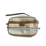 Gucci  Vintage Cream Tan Leather Logo Crossbody Bag Photo 6