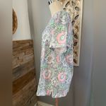 Talbots  Pink and Green pastel colors Floral Blouse Photo 1