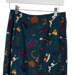 You B You Vintage Midi Skirt Western Horse Rodeo Country Plaid Womens Medium Green Photo 1