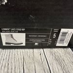 Sorel Lennox Lace Up STKD Waterproof Moto Combat Winter Boot White & Black 5 NEW Photo 8