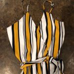 Yellow, Navy, And White Jumpsuit Multiple Size M Photo 2