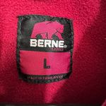 Berne Fleece Floral Quilted Full Zip Jacket Womens Large Pink Soft Cozy Outdoors Photo 2