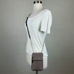 Kate Spade  Pebbled Leather Chain Strap Crossbody Purse Gray Veronica Handbag Photo 10