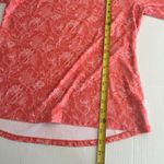 The American Outdoorsman Sz XL Coral Floral Rash guard Long Sleeve Sun Tee Top Orange Photo 5