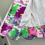 Vintage Floral quilted jacket size 12 Cotton USA spring floral Photo 8