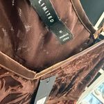 The Limited  Y2K Brown and Pink Silk Blend Lace Camisole Going Out Top NWT Photo 4