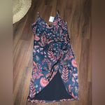 Asymmetrical averie HALLEY DRAPED MIDI dress NWT $168 revolve formal party xxl Blue Photo 14