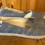 Roxy  "Flora" Slip On Shoes Women's Size 9.5 Charcoal Gray with White Stitching Photo 0