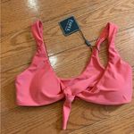 Zaful 🌺 Tie Front Crop Top – Coral Pink – Size S Photo 0