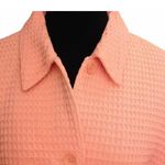 Denim & Co NEW Womens  Pink Lined Waffle Weave Jacket with Hip Pockets Size M Photo 1