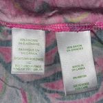 Lilly Pulitzer  Pink Blue Green Floral Long Sleeve Top Shirt Women’s Size Medium Photo 7