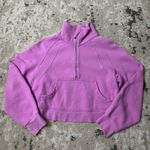 Lululemon Scuba Oversized Funnel-Neck Half Zip Dahlia Mauve Size XS/S Photo 2