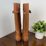 Isaac Mizrahi NEW Live Medium Brown Abby Leather Riding Boots Size 7.5 Photo 3