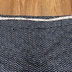 Chico's  Womens Navy Blue White Polka Dot High Waist Capri Ankle Pants 6 Small Photo 5
