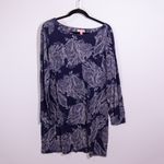 Lilly Pulitzer Cotton Silk Lightweight Breathable Blue White Coral Print Dress Photo 0