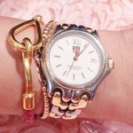 Authentic TAG Heuer Silver & Gold Swiss Made S05.013 S.S Womens Watch Photo 0