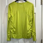 Tangerine  Brand Form Fitted Long Sleeve Athletic Lime Green Shirt - Size Large Photo 5