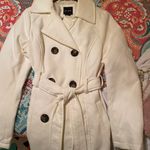 Ivory Peacoat White Size M Photo 0