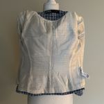 ZARA  Tweed Weave Textured Blazer Jacket Photo 8