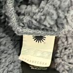 UGG  Loyra Sherpa Hoodie Small Cyclone Blue Plush Fleece Sweatshirt Pullover Photo 5