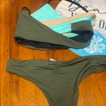 l*space L* Olive and Teal Bikini Set Photo 2