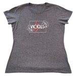 Boutique Womens Tee T Shirt Short Sleeves Pullover Graphic Print VICIOUS Fingers Claws Photo 0