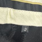 Theory  Pants Womens 2 Black Velvet Flat Front Flared Leg Classic Whimsigoth Dark Photo 8