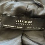 ZARA Women's Black Utility Jacket with Gold Accents Photo 8
