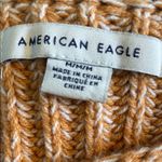 American Eagle  Size Medium Women's Teen Girl Striped Brown and Cream Sweater Photo 4