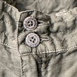 Sundance linen cotton blend women’s cargo embroidered Shorts Gray Size L Photo 10