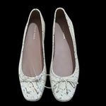 Cole Haan Ballet Flat Shoes Vanilla Custard Floral Print Textile, Size 10, NWOT Photo 3