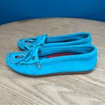 Minnetonka  Thunderbird Animikii Moccasin Loafer Turquoise Leather Women’s 7 Photo 4