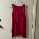 Nanette Lepore Hot Pink Sporty Racerback Keyhole Activewear Tank Top No Size Photo 2