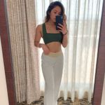 l*space L* Olive Green Bikini Top Photo 4