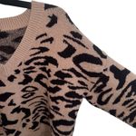Lulus Good For You Taupe Leopard Print Sweater Photo 5