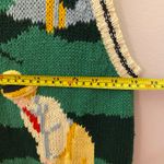 Alexandra Bartlett Vintage Golf Knit Sweater Vest Retro Women's size Large Blue Photo 8