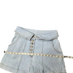 Ulla Johnson  Kase Button-Front Foldover Shorts Photo 6