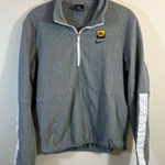 Nike ✨ Women’s Gray Iowa Hawkeyes Quarter Zip Fleece Pullover Small Photo 0