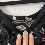 Black Lace Swim Cover Up Poncho Photo 4