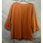 Bob Mackie Size L Mustard Tiger Embroidered Sequins Dolman Sleeve Tee Top Photo 12