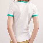 Anthropologie Maeve Ringer Graphic Tee Photo 8
