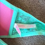 PINK - Victoria's Secret Pink VS Mint Green Lace Bandeau SIZE L Photo 2