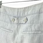 Elevenses x Anthropologie | Size 0 | 100% Linen Light Blue Wide Leg Sailor Pants Photo 6