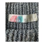 Free People Beach Freya Sweater Knit crop Sweater mock neck blue white XS Photo 4