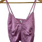 Aerie  Pink Satin Corset Tank Top Size XL New Photo 0