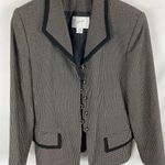 Jacqueline Ferrar Vintage Houndstooth Blazer size 10P Photo 0