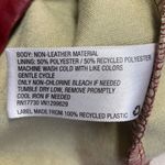 Wild Fable Red faux leather mini dress size XS bodycon sleeveless maroon zipper Photo 11