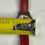Disney  Minnie Mouse Women's Red Leather Watch Collectible Photo 6