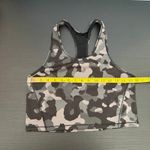 Athleta Gray Unpadded Racerback Camo Printed Sports Bra Women's Size Medium Photo 6