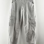 Anthropologie Sanctuary X Striped Ankle Cargo Jogger Pants Gray White 25 / 0 Photo 3